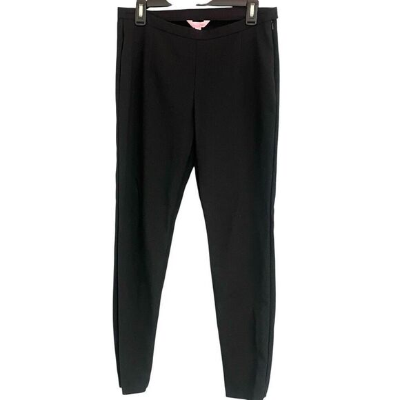 Lilly Pulitzer Black Side Zip No Pockets Alessia Stretch Dinner Pants Syle 27269 - Picture 2 of 7